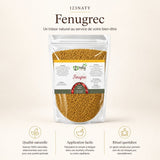 Pack 100g Graine de Fenugrec & 100g Graine de Fenugrec en Poudre | 123NATY — Infographie bénéfices clés