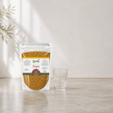 Pack 100g Graine de Fenugrec & 100g Graine de Fenugrec en Poudre | 123NATY — Taille réelle du produit