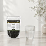 Pack  100g Graine de Nigelle d'Arabie & 100g Graine de Nigelle en Poudre | 123NATY — Taille réelle du produit