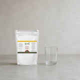 Pack 100g Pierre d'Alun Poudre Surfine & 100g Pierre d'Alun Poudre Cristaux | 123NATY — Taille réelle du produit