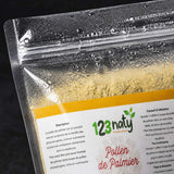 Pack 100g Pollen de Palmier & 100g Rose de Jericho - Chajarat Mariam | 123NATY — Détail macro du flacon
