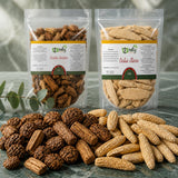 Pack 1kg Costus Indien Brut & 1kg Costus Marin Brut | 123NATY — Texture en gros plan