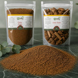 Pack 1kg Costus Indien en poudre & 1kg Costus Indien Brut | 123NATY — Texture en gros plan