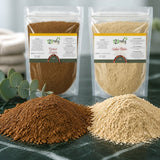 Pack 1kg Costus Indien en poudre & 1kg Costus Marin en Poudre | 123NATY — Texture en gros plan
