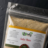 Pack 1kg Costus Marin en Poudre & 1kg Costus Indien Brut | 123NATY — Détail macro du flacon