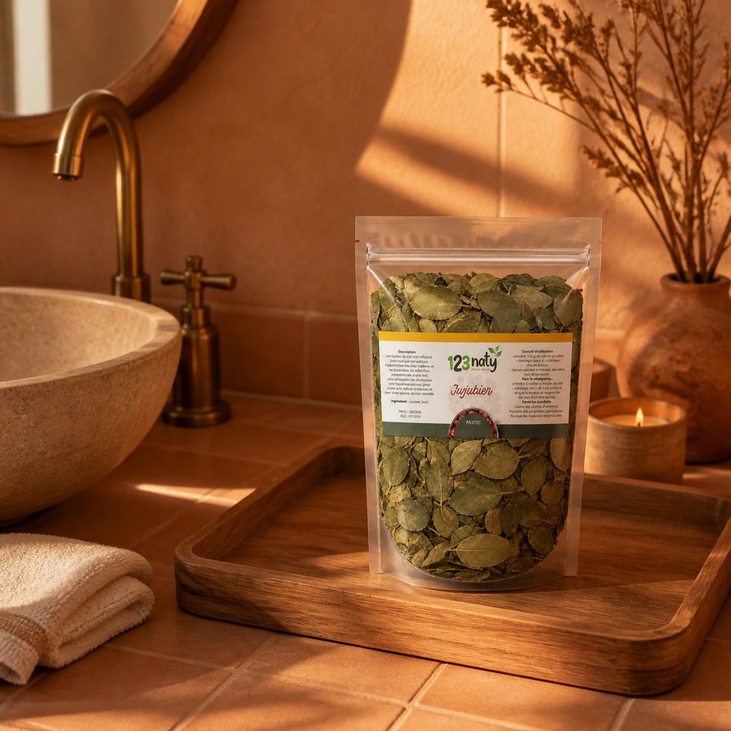 Pack 1kg Feuille de Jujubier (Sidr) en Poudre & 1kg Feuille de Jujubier (Sidr) — Mise en scène d'usage
