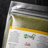 Pack 1kg Feuille de Jujubier (Sidr) en Poudre & 1kg Feuille de Jujubier (Sidr) — Détail macro