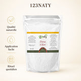 Pack 1kg Pierre d'Alun Poudre Surfine & 1kg Pierre d'Alun Poudre Cristaux | 123NATY — Infographie bénéfices clés