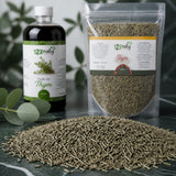 Pack 1L Huile de Thym & 1kg Thym Séchée | 123NATY — Texture en gros plan