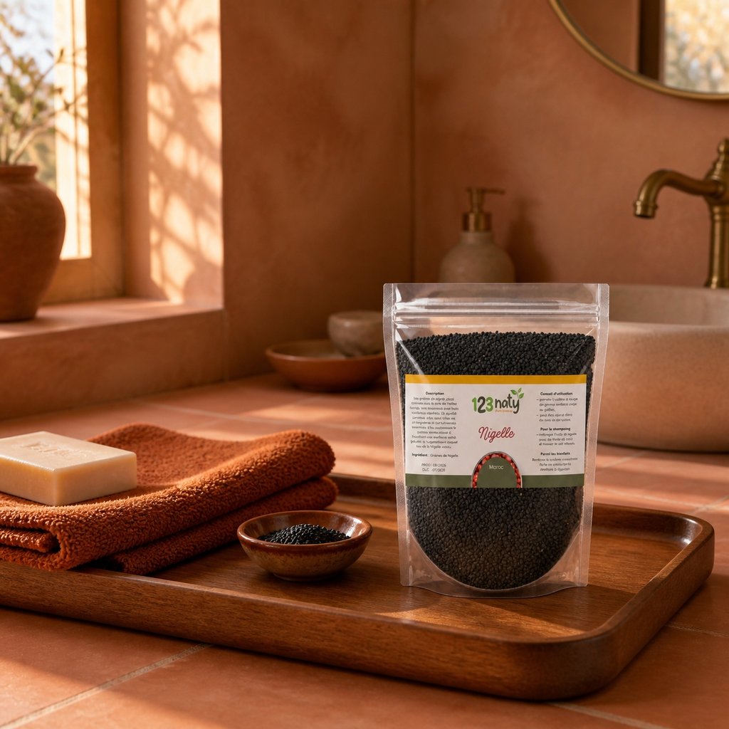 Pack 1kg Graine de Nigelle en Poudre & 1kg Graine de Nigelle | 123NATY — Mise en scène d'usage