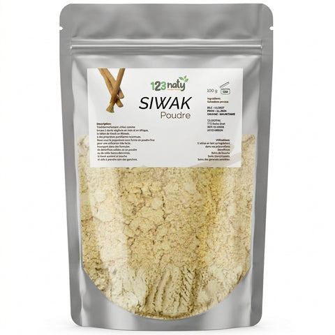 Siwak en poudre 100 g | Salvadora persica | Origine Mauritanie