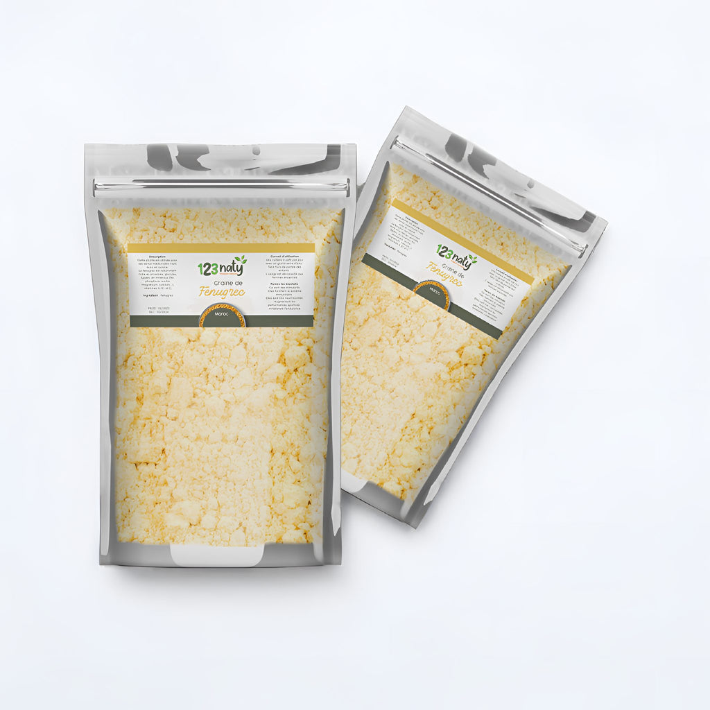 2X 1kg Graine de Fenugrec en Poudre | 123NATY — pack de 2 produits