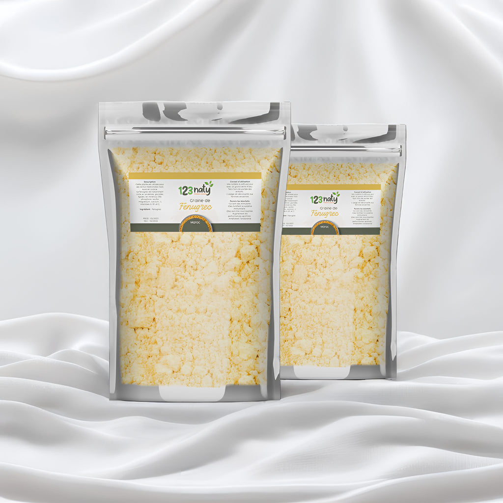 2X 1kg Graine de Fenugrec en Poudre | 123NATY — pack de 2 produits