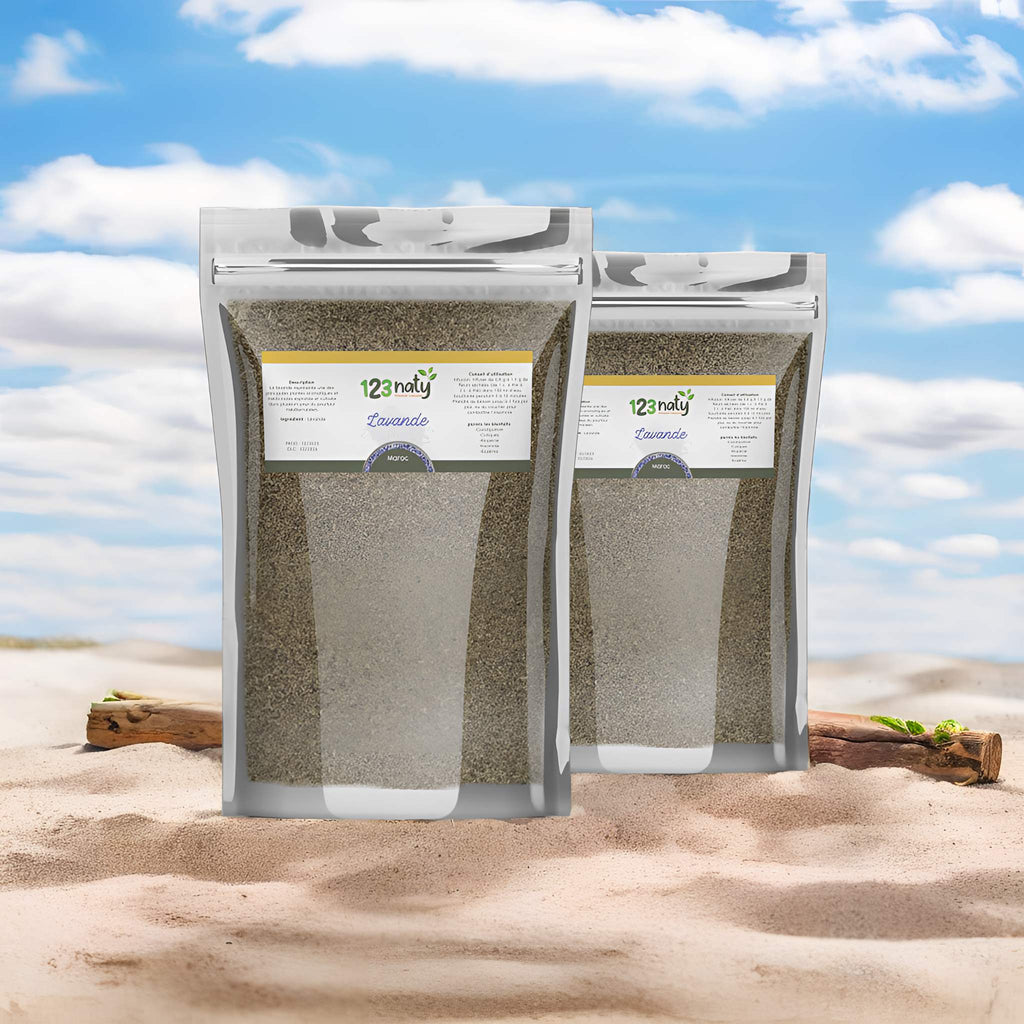 2X 1kg Lavande en Poudre | 123NATY — pack de 2 produits
