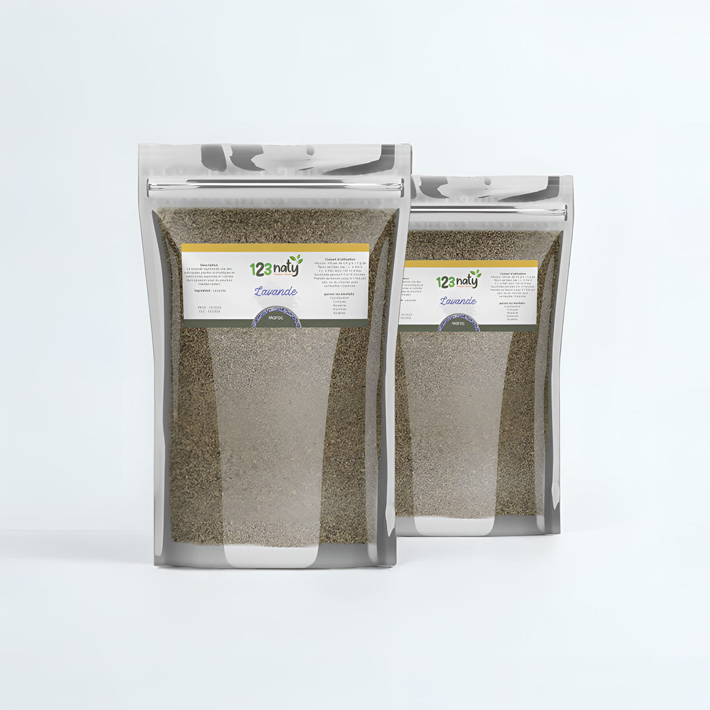 2X 1kg Lavande en Poudre | 123NATY — pack de 2 produits