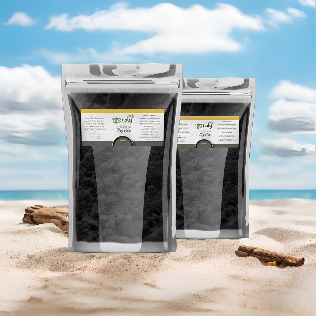 2X 1kg Graine de Nigelle en Poudre | 123NATY — pack de 2 produits