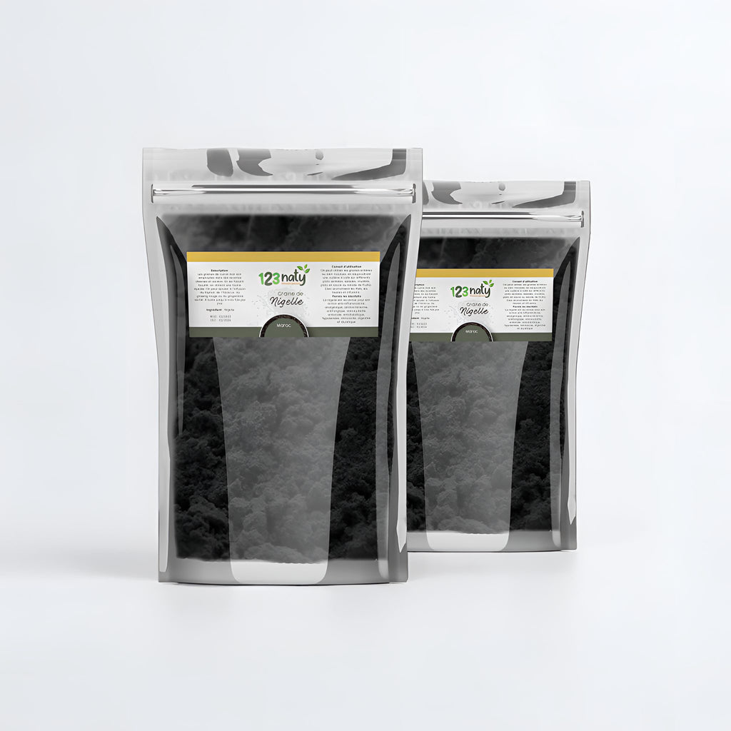 2X 1kg Graine de Nigelle en Poudre | 123NATY — pack de 2 produits