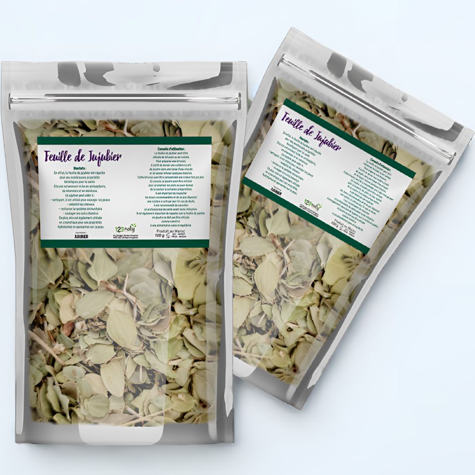 2X 100g Feuille de Jujubier (Sidr) | 123NATY — pack de 2 produits