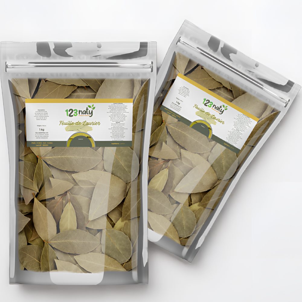 2X 1kg Feuille de Laurier | 123NATY — pack de 2 produits