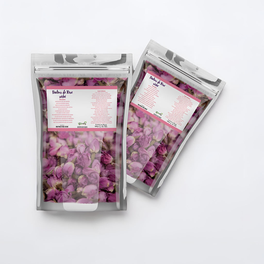 2X  100g Bouton de Rose Séchée | 123NATY — pack de 2 produits
