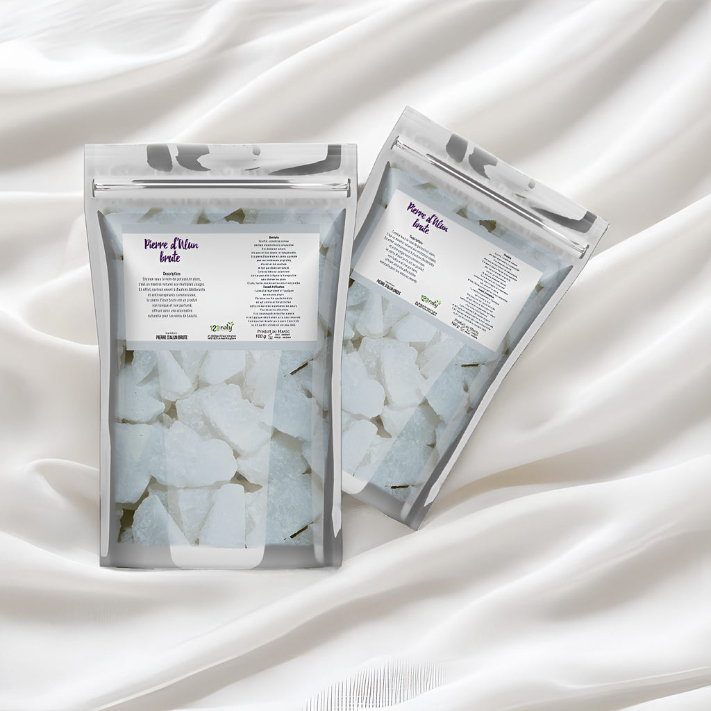 2X 100g Pierre d'Alun brute | 123NATY — pack de 2 produits