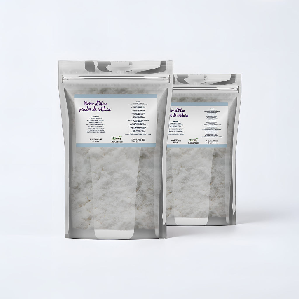 2X 100g Pierre d'Alun brute | 123NATY — pack de 2 produits