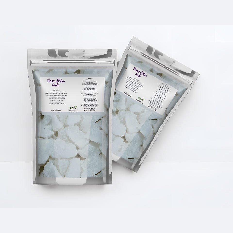 2X 100g Pierre d'Alun brute | 123NATY — pack de 2 produits