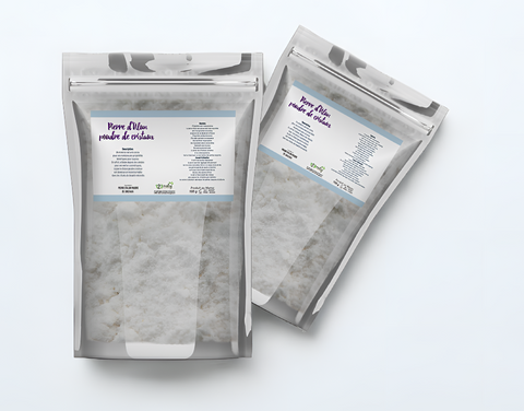 2X 100g Pierre d'Alun Poudre Cristaux
