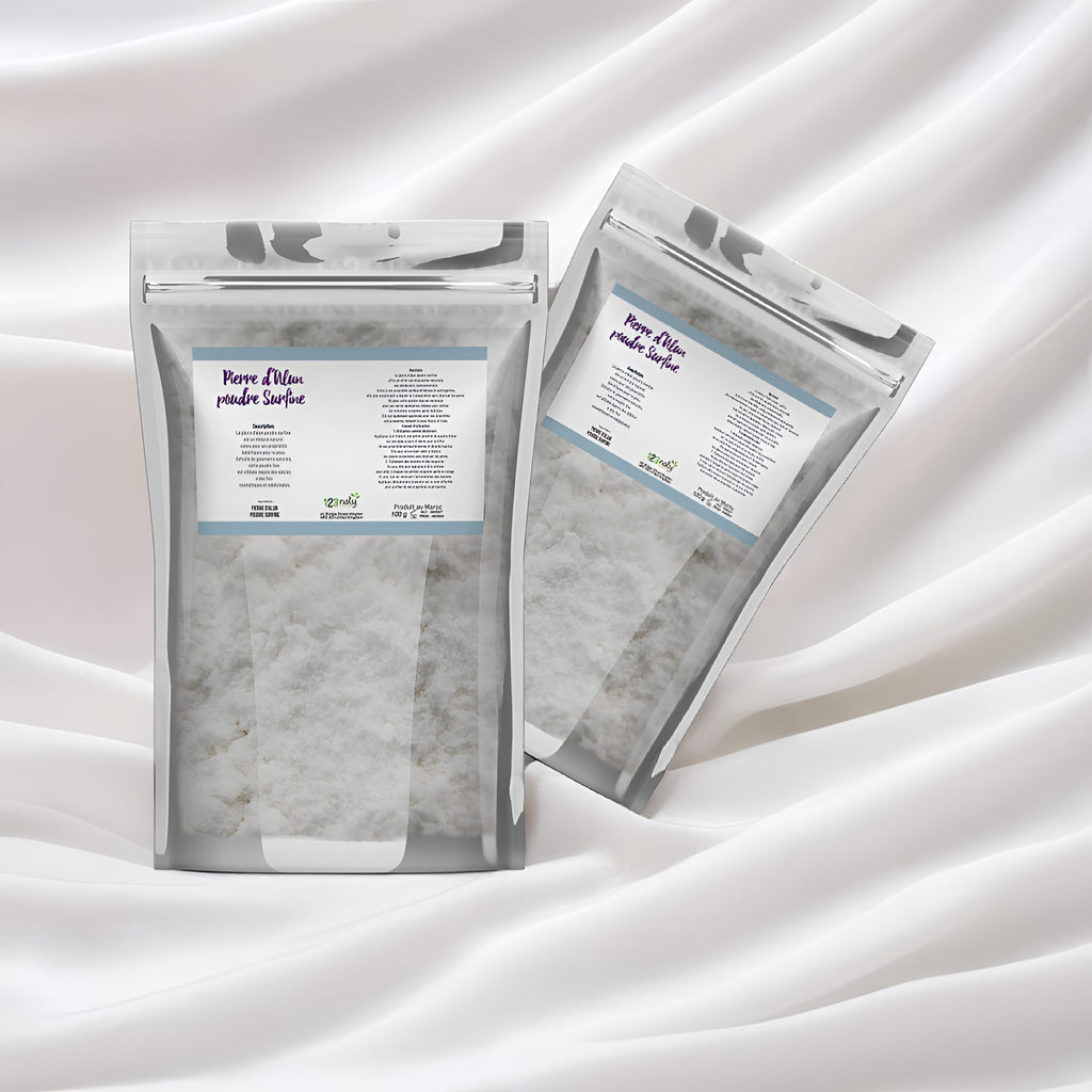 2X 100g Pierre d'Alun Poudre Surfine | 123NATY — pack de 2 produits