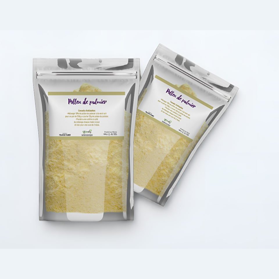2X  100g Pollen de Palmier | 123NATY — pack de 2 produits