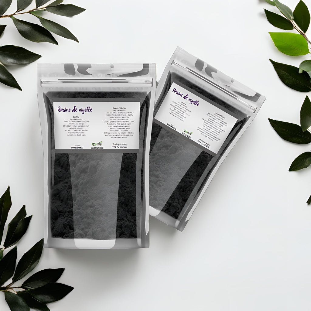 2X 100g Graine de Nigelle en Poudre | 123NATY — pack de 2 produits
