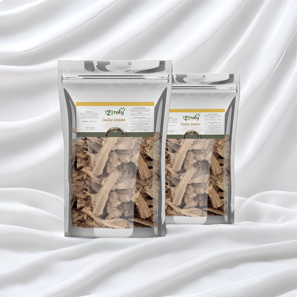2X 1kg Costus Indien Brut | 123NATY — pack de 2 produits