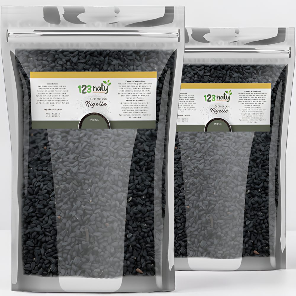 2X 1kg Graine de Nigelle | 123NATY — pack de 2 produits