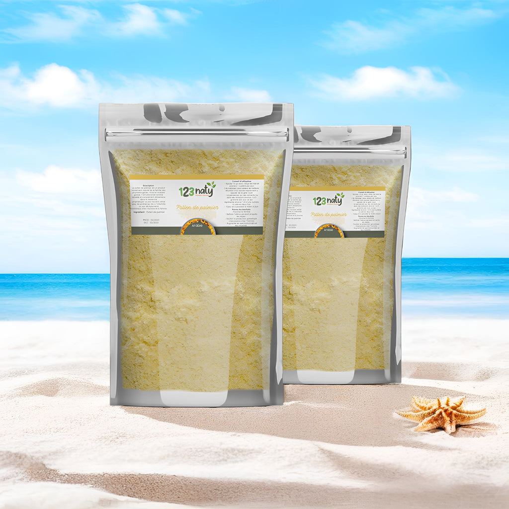 2X 1kg Pollen de Palmier | 123NATY — pack de 2 produits