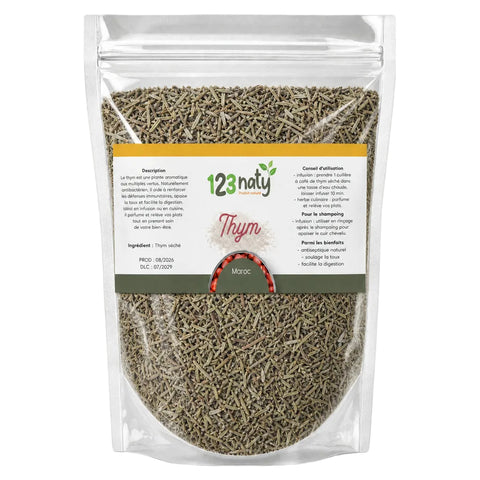 100g Thym Séchée - 1kg packaging photo