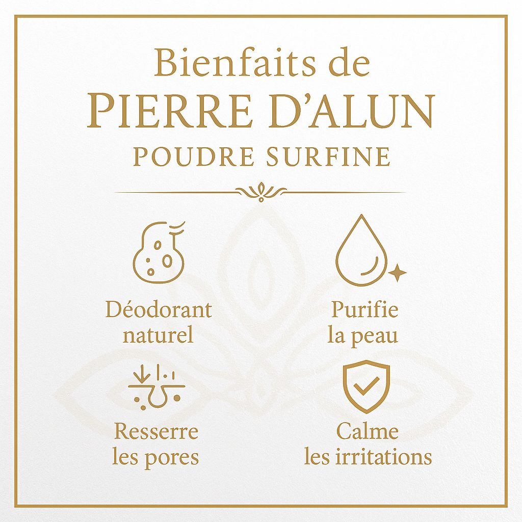 2X 1kg Pierre d'Alun Poudre Surfine | 123NATY — pack de 2 produits