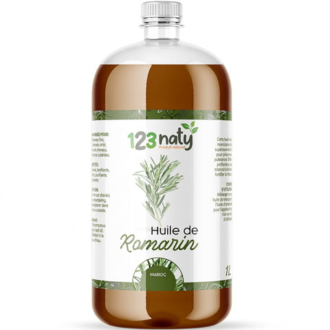 Huile de romarin 1 L | Usage cosmétique et alimentaire