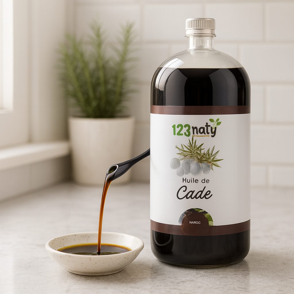 Huile de Cade 1L – Usage cosmétique, huile naturelle pour soins peau et cheveux | 123NATY — photo 8
