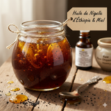 1L Huile de Nigelle Habachiya – Origine Éthiopie – Huile Vierge Pressée à Froid
