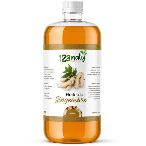 1L Huile de Gingembre – 100% Naturelle – Massage & Bien-être