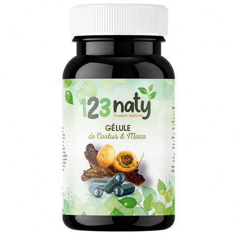 Costus Indien + Maca – 120 Gélules – Complément Naturel – Endurance & Immunité