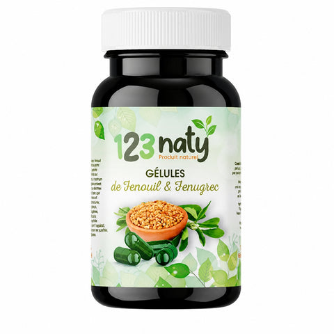 120 Gélules de Fenouil et Fenugrec – Plantes Médicinales – Santé & Vitalité Naturelle