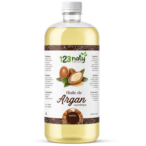 Huile d’Argan cosmétique 1 L | Première pression à froid | Maroc