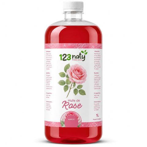 1L Huile de Rose – Macérat Huileux – Soin Visage Anti-Âge & Éclat – Qualité Premium
