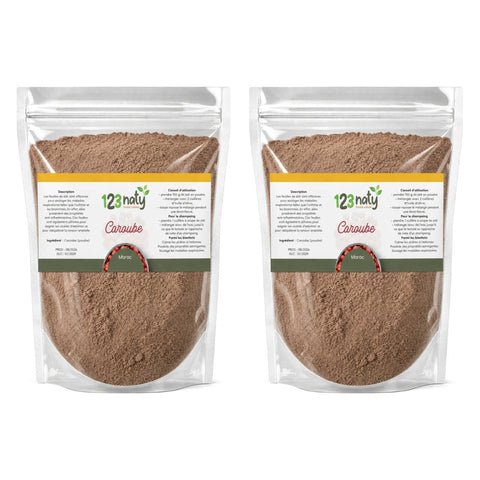 2X  100g Caroube en Poudre