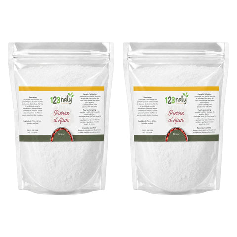 2X 100g Pierre d'Alun Poudre Surfine
