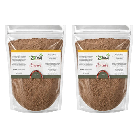 2X 1kg Caroube en Poudre