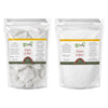 Pack 100g Pierre d'Alun brute & 100g Pierre d'Alun Poudre Cristaux