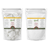 Pack 100g Pierre d'Alun brute & 100g Pierre d'Alun Poudre Cristaux | 123NATY — pack de 2 produits