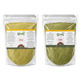 Pack 1kg Feuille de Séné en Poudre & 1kg Feuille de Jujubier (Sidr) en Poudre